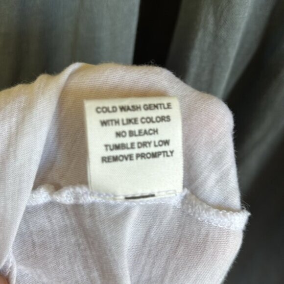 [New] Indigenous Designs (M) Faeries Dance Organic Gray-White Ombré Maxi Dress - Picture 9 of 9